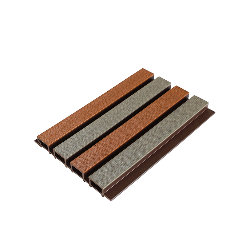 Bardage mural co-extrudé bicolore et couleurs mélangées